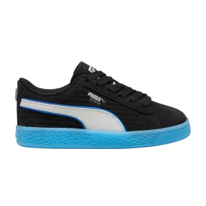 Puma PlayStation x Suede Little Kid 'Black Glacial Grey' Baskets Noir/Glacial gris 396656 02