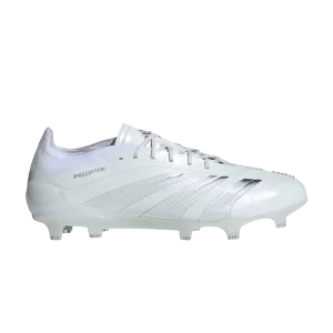 adidas Predator 24 Elite Low FG 'Pearlized Pack' Blanc nuage/Argent métallique/Blanc nuage IE1803