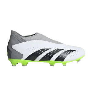 adidas Predator Accuracy.3 Laceless FG J 'Crazyrush Pack' Nuage Blanc/Couleur Noir/Citron Radiant IF2265