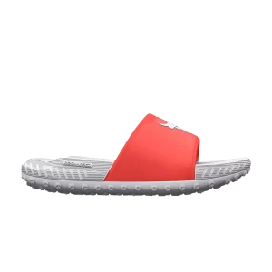 Under Armour Project Rock 3 Slide 'After Burn White' After Burn/Blanc 3026034 800