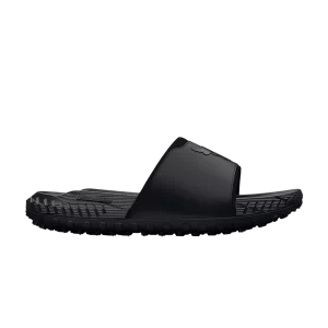 Under Armour Project Rock 3 Slide 'Black Pitch Grey' Noir/Pitch Grey 3026034 001