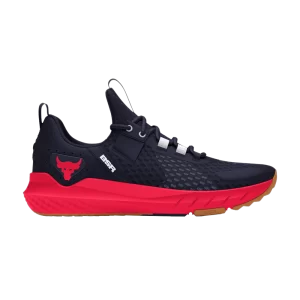 Under Armour Project Rock BSR 4 'Midnight Navy Red' Baskets Midnight Fleet/Argent Métallique/Versa Rouge 3027344 400