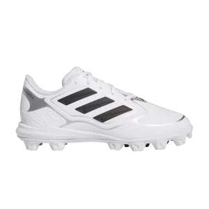 adidas PureHustle 3 MD J 'Blanc Noir' Blanc Nuage/Noir/Argent Métallique IG7143