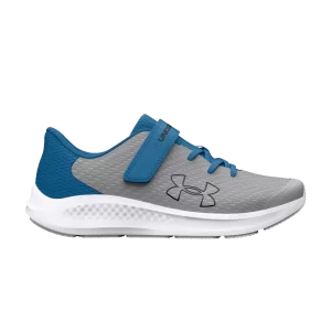 Under Armour Pursuit 3 AC PS 'Big Logo - Baskets Mod Grey Cosmic Blue 'Mod Grey/Space Blue 3026696 101