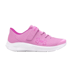 Under Armour Pursuit 3 AC PS 'Big Logo – Stellar Pink' Baskets Rose Étoilé/Violet Vif 3026714 600