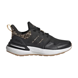 adidas RapidaSport Bounce Big Kid 'Leopard' Noir/Noir/Or Métallique FZ6346