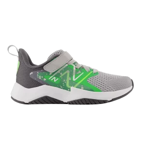 New Balance Rave Run v2 Bungee Lace Top Strap Big Kid X-Wide 'Raincloud Pixel Green' Nuage de pluie/Vert Punch/Pixel Vert YTRAVGG2 XW