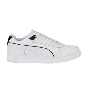Puma RBD Game Low 'White Black Gold' Baskets Blanc/Noir/Or 386373 01