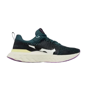Nike React Infinity Run Flyknit 3 'Mineral Teal Polka Dots' Sarcelle minérale/Épicéa apprivoisé/Fuchsia Dream/Noir DZ3014 300