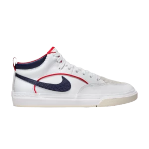 Nike React Leo SB 'White Midnight Navy' Blanc/Midnight Navy/Varsity Rouge/Blanc FD0268 100