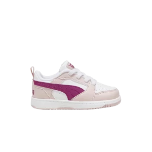 Puma Rebound V6 Low Baskets 'Mauve Mist Magenta Gleam' pour tout-petits Brume lilas/Paillettes violettes/Blanc 393835 14