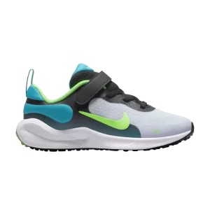 Nike Revolution 7 PS 'Football Grey Green Strike' Noir/Gris Football/Aquamarine/Vert Strike FB7690 005