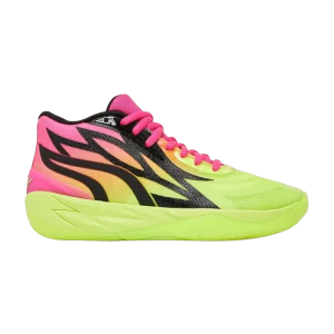 Baskets Puma Rick et Morty x MB.02 'Adventures' Sample Yellow Safety/Electric Green 377411 02 S