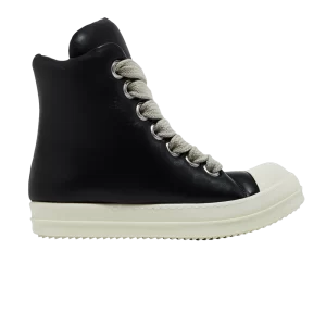 Rick Owens Luxor Jumbo Lace Rembourré Sneaker 'Black Milk' Noir/Lait/Lait RU02C7892 LLPW2 911