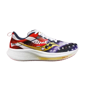 Saucony Ride 17 'Stars & Stripes' Baskets Rouge/Blanc/Bleu S20924 76
