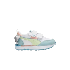 Puma Rider FV Bow Little Kid 'Pistachio Light Aqua' Baskets Pistache/Aqua clair 387880 02