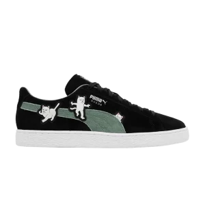 Puma RIPNDIP x Suede 'Lord Nermal – Black Eucalyptus 'baskets Noir/Eucalyptus 393872 01