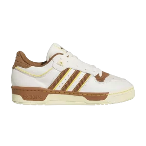 adidas Rivalry Low 86 'Chalk Wild Brown' Blanc Craie/Marron Sauvage/Jaune FZ6317