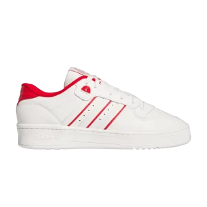 adidas Rivalry Low 'Cloud White Scarlet' Nuage blanc/Nuage blanc/Meilleur écarlate IF4602