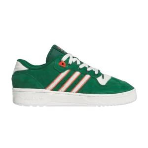 adidas Rivalry Low 'Collegiate Pack - Miami' Team Vert Foncé/Blanc Nuage/Orange IE7703