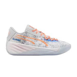 Puma RJ Barrett x All-Pro Nitro 'Knicks' Baskets Cool Gris Clair/Ultra Orange 379914 01