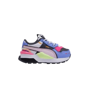 Puma RS 2.0 AC Baskets 'Glowing Up' pour bébé Asphalte/Electro Violet/Rose Perle 392396 01