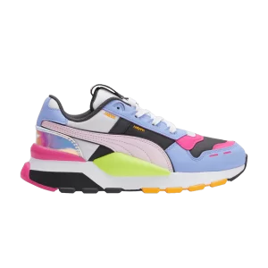 Puma RS 2.0 Jr 'Glowing Up' Baskets Asphalte/Electro Violet/Rose Perle 392394 01