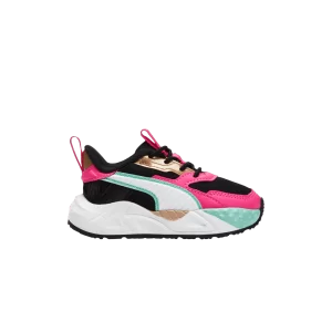 Puma RS-Trck AC Infant 'Vacay Queen' Baskets Noir/Blanc/Rose Lumineux 392739 01