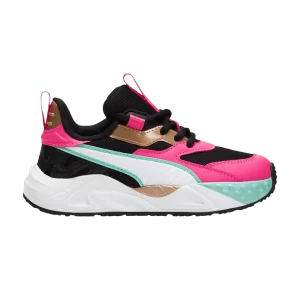 Puma RS-Trck Little Kid 'Vacay Queen' Baskets Noir/Blanc/Rose Lumineux 392738 01