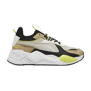 Puma RS-X Big Kid 'Cross-Country Biker' Baskets Blanc Chaud/Prairie Tan 395617 01