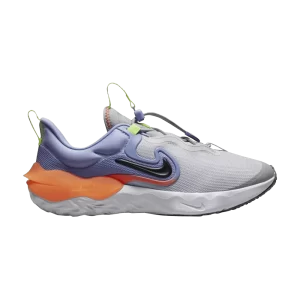Nike Run Flow GS 'Photon Dust Purple Pulse' Photon Dust/Pourpre Pulse/Orange Total/Noir DR0472 002