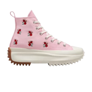 Converse Run Star Hike Platform High 'Embroidered Floral – Sunrise Pink' Rose Sunrise/University Rouge A05192C