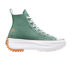 Converse Run Star Hike Platform High 'Little Flowers' Baskets Admiral Elm Vert/Blanc/Bubble Gum A11562C