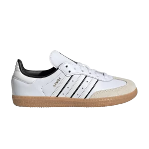 Baskets adidas Samba OG C 'Double White Black Gum' Nuage blanc/Couleur blanche/Couleur noir IH5649