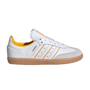 adidas Samba OG C 'White Crew Yellow' Blanc cristal/Blanc nuage/Jaune Crew IH5648