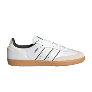 Baskets adidas Samba OG 'Double White Black Gum' Nuage blanc/Couleur blanche/Couleur noir ID1480
