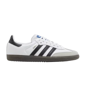 Baskets adidas Samba OG J 'White Black Gum' Nuage blanc/Couleur noire/Bubblegum IE3675