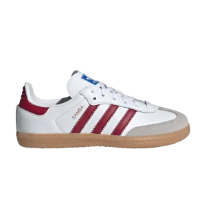 adidas Samba OG C 'White Collegiate Burgundy Gum' Nuage Blanc/Couleur Bourgogne/Bubblegum IE1333