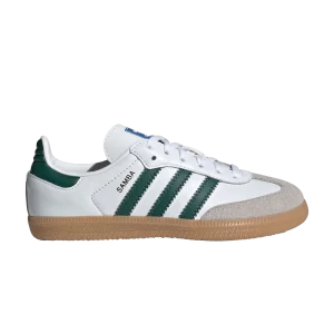 adidas Samba OG J 'White Collegiate Green Gum' Blanc Nuage/Collegiate Vert/Bubblegum IE1334