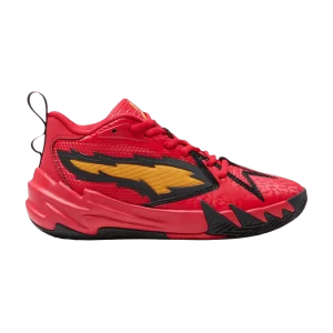 Puma Scoot Zeros Big Kid 'Retro Portland' Baskets Forever Rouge/Jaune Hiss 311071 01