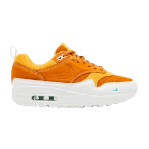 Nike Serena Williams Design Crew x Wmns Air Max 1 'Monarch' Monarch/Blanc sommet/Cadran solaire/Jade transparent FQ4298 800