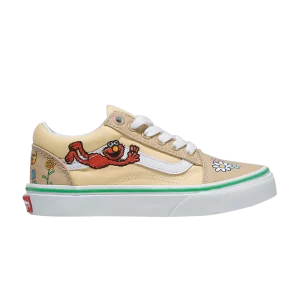 Vans Sesame Street x Old Skool Baskets 'Elmo' pour Enfants Naturel VN0A7Q5F7VJ
