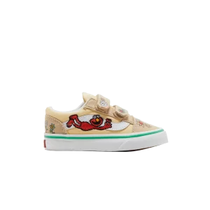 Vans Sesame Street x Old Skool V Baskets 'Elmo' pour tout-petits Naturel VN0A38JN7VJ