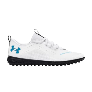 Under Armour Shadow 2 TF Jr 'White Capri' Baskets Blanc/Noir/Capri 3027241 100
