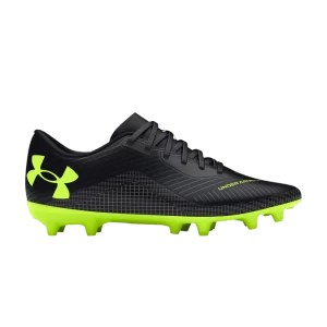 Under Armour Shadow Select 2 FG Jr 'Black High Vis Yellow' Baskets Noir/Castlerock/Jaune Haute Sécurité 3028709 002