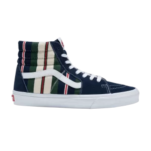 Vans Sk8-Hi 'Field Daze' Baskets Bleus/Rayures Robe VN0005U9N3L