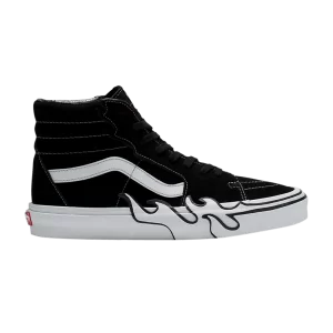 Vans Sk8-Hi 'Flame – Baskets noires 'Noir/Blanc VN0005UJBZW