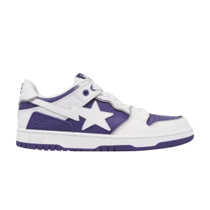 Baskets BAPE Sk8 Sta #1 'Pack Faux Cuir d'Autruche - Violet 'Violet 1K30191308 PUR