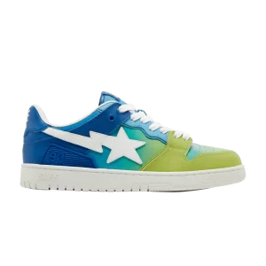 BAPE Sk8 Sta #1 M1 'Blue Gradient' Baskets Gris 1J30191023 BLU