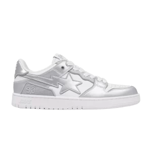 BAPE Sk8 Sta #4 'Silver White' Baskets Blanc 1K30191311 WHT